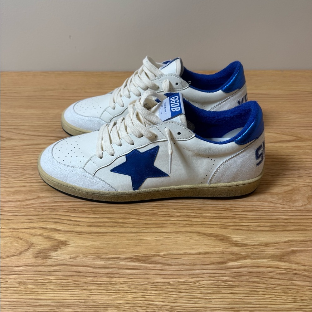 Golden Goose Blue Ballstar Sneakers